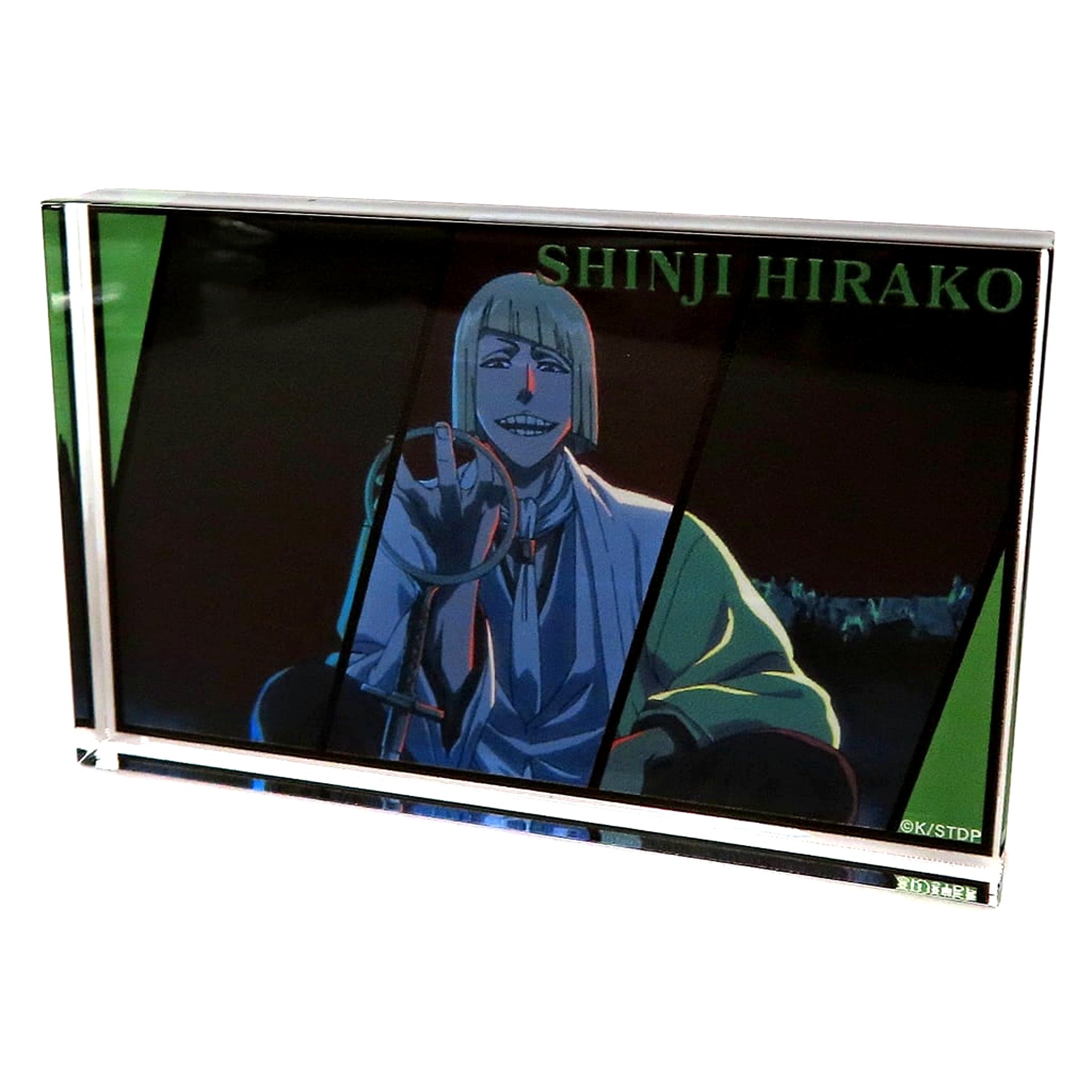 Shinji Hirako BLEACH Character Scene Acrylic Block Yokohama Landmark Tower THE LOCUS OF BRAVE [USED]