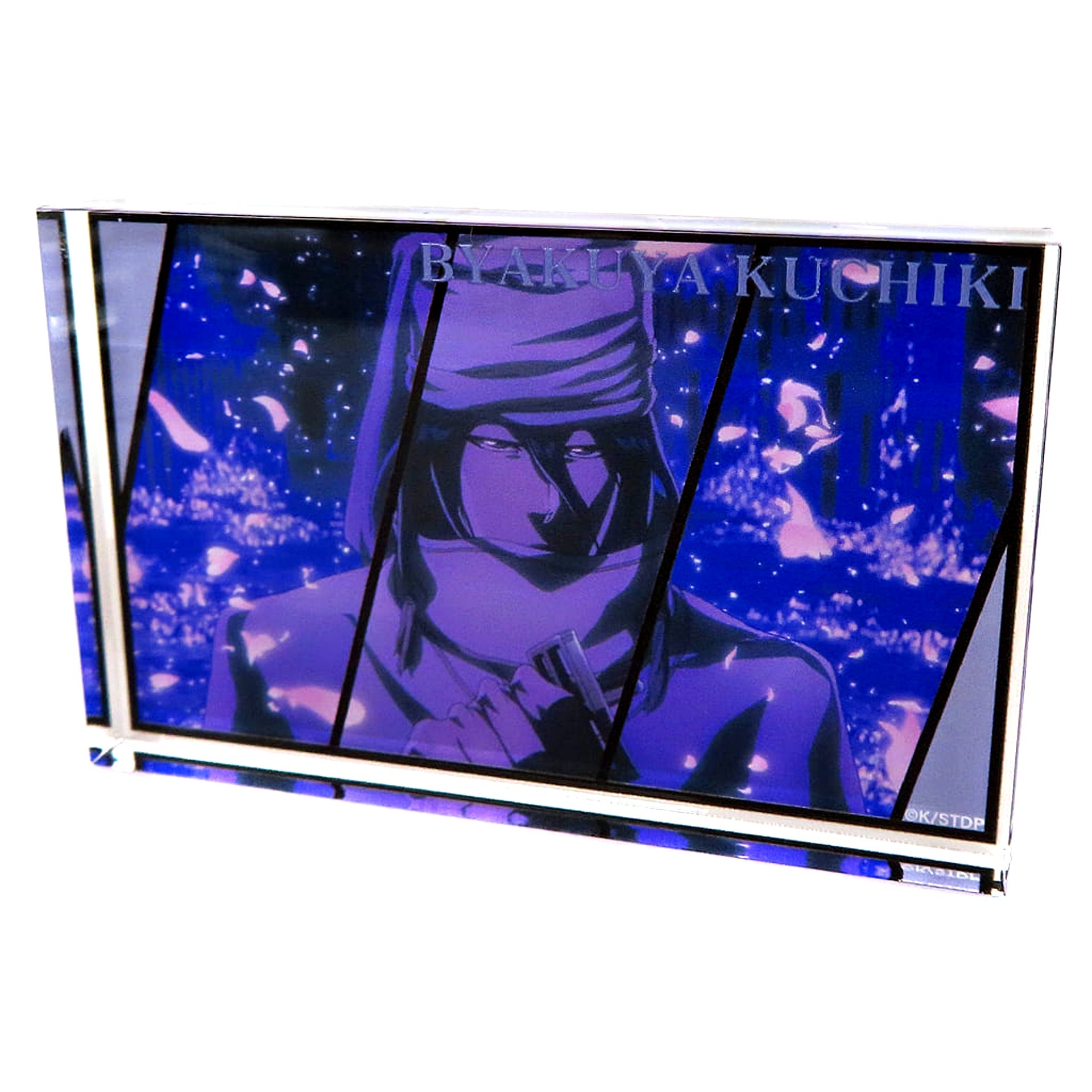 Byakuya Kuchiki BLEACH Yokohama Landmark Tower THE LOCUS OF BRAVE Character Scene Acrylic Block [USED]