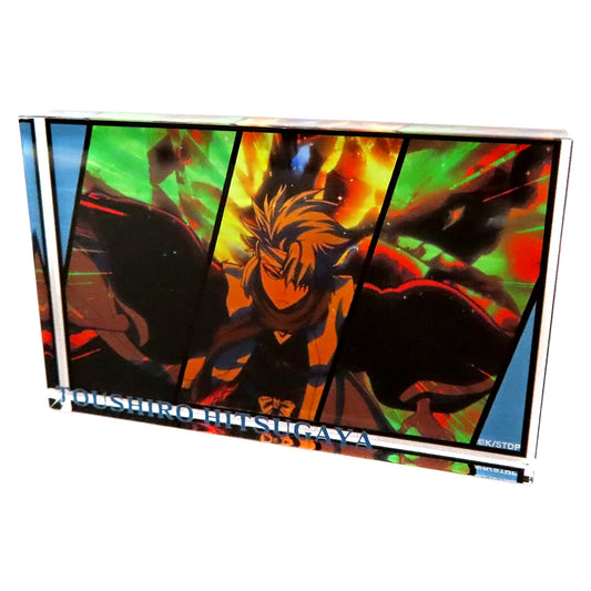 Toshiro Hitsugaya BLEACH Yokohama Landmark Tower THE LOCUS OF BRAVE Character Scene Acrylic Block [USED]