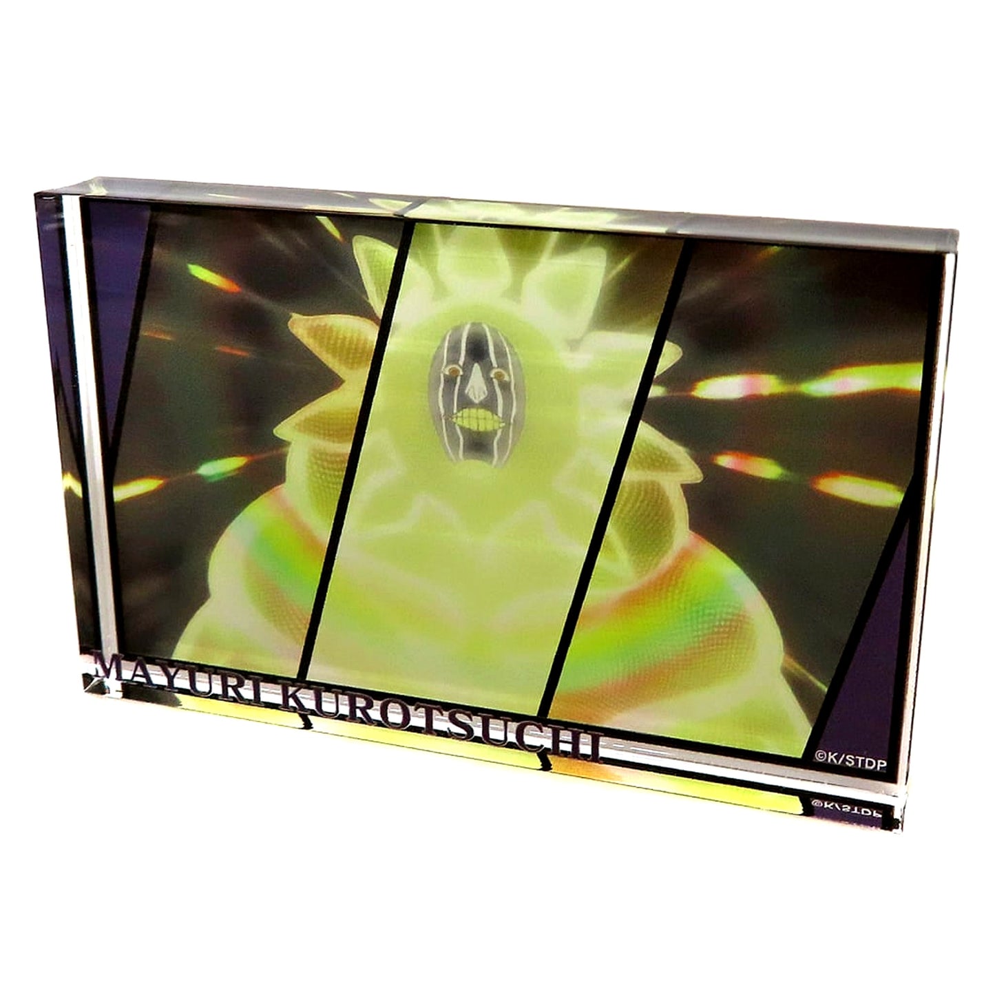 Mayuri Kurotsuchi BLEACH Yokohama Landmark Tower THE LOCUS OF BRAVE Character Scene Acrylic Block [USED]