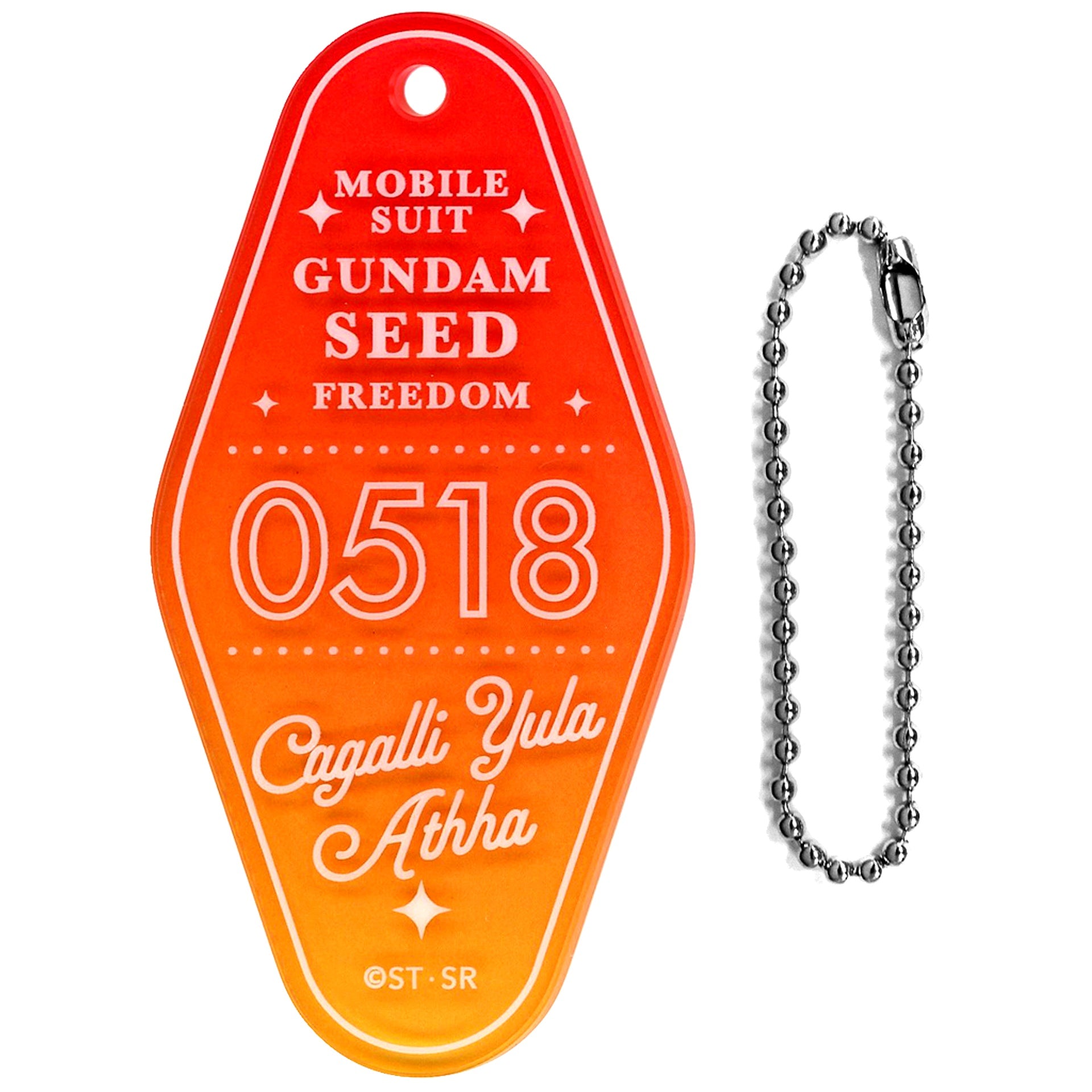 Cagalli Yula Athha Mobile Suit Gundam SEED FREEDOM Trading Motel Style Acrylic Keychain [USED]