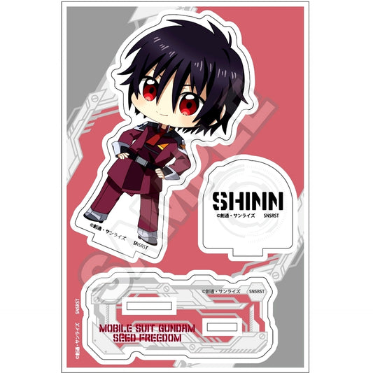 Shinn Asuka Mobile Suit Gundam SEED FREEDOM Mochikko Acrylic Stand Jr. [USED]