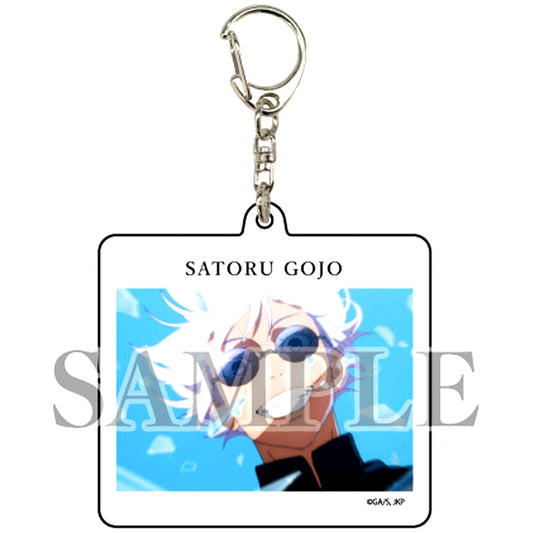 Satoru Gojo A Acrylic Keychain Jujutsu Kaisen Season 2 Hidden Inventory Premature Death 11. Scene Illustration [USED]