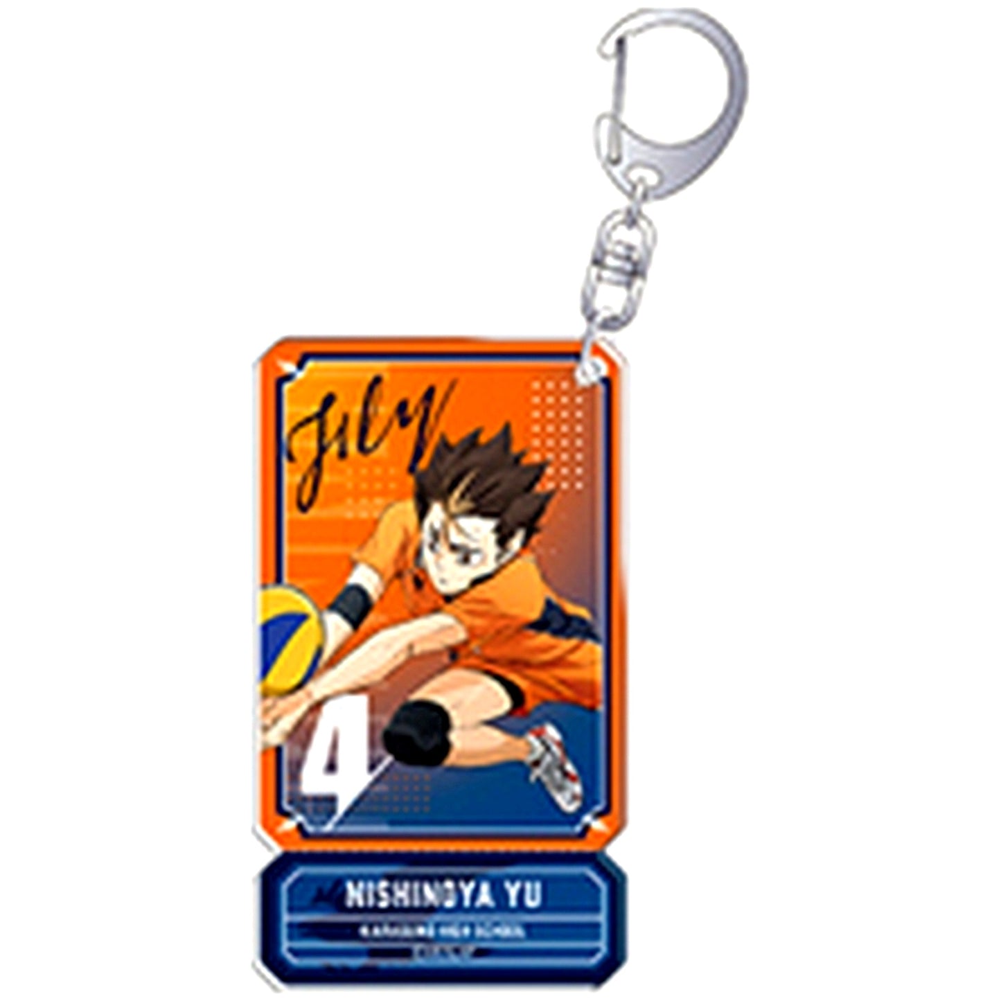 Yu Nishinoya Haikyu!! Acrylic Keychain Collection Karasuno High School [USED]