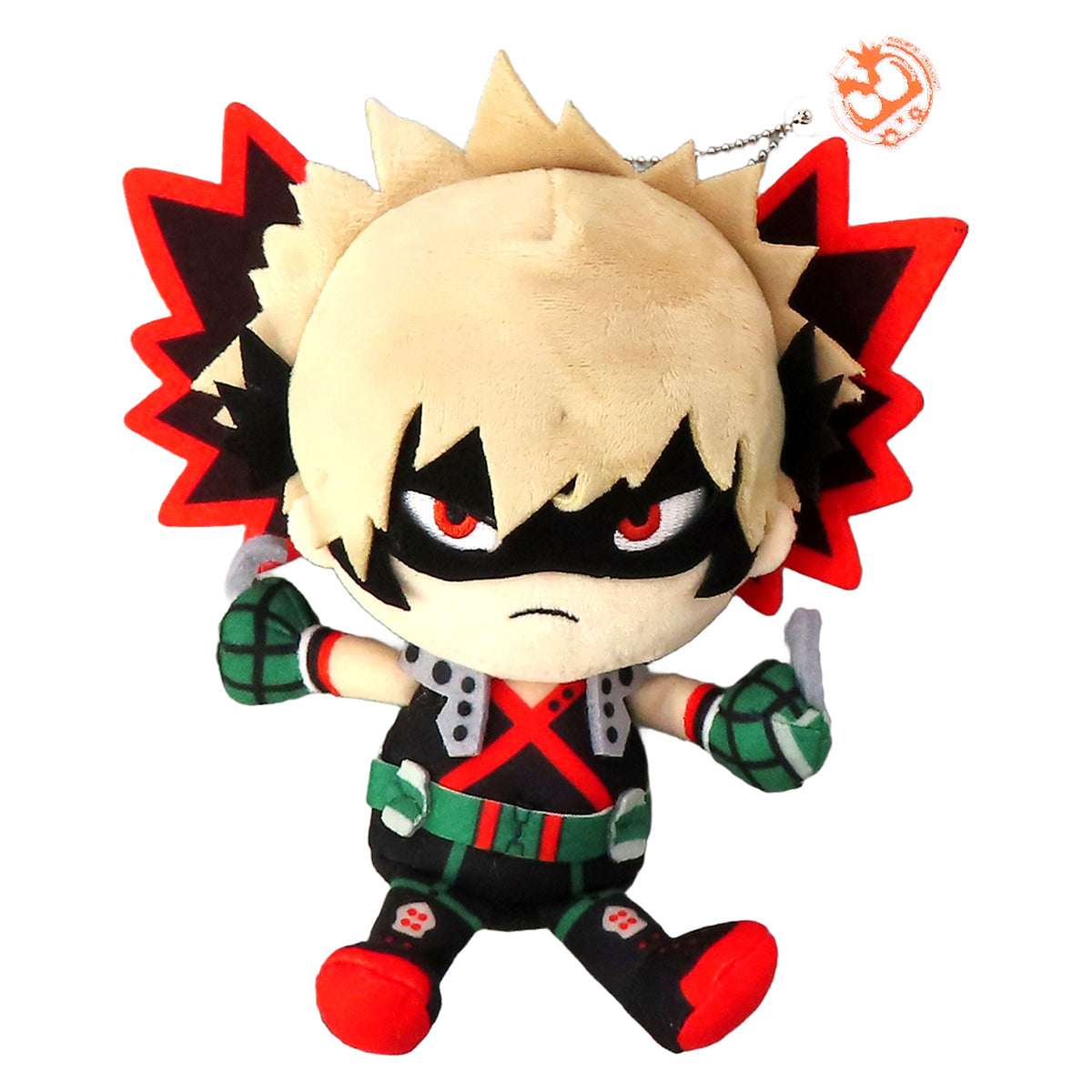 Katsuki Bakugo My Hero Academia Plush Keychain Universal Studios Japan 2024 Limited Mascot [USED]