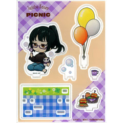 Marukuji Jujutsu Kaisen Enjoy! Picnic Maki Zenin Acrylic Diorama Prize Daikichi-4 Acrylic Stands [USED]