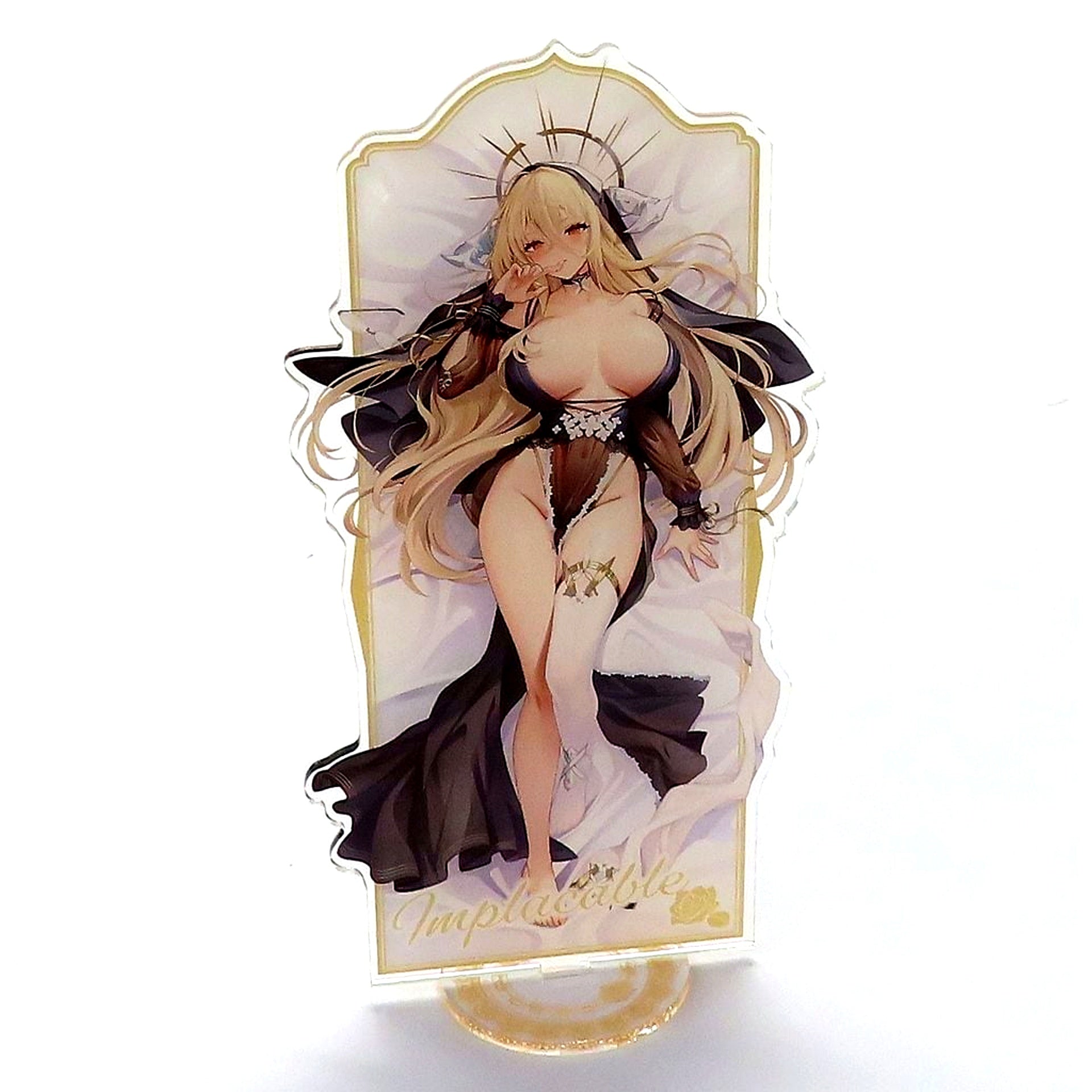 Implacable E-1 Prize BIG Acrylic Stand MAGIC Kuji Azur Lane Sweet Night Good Night Commander [USED]