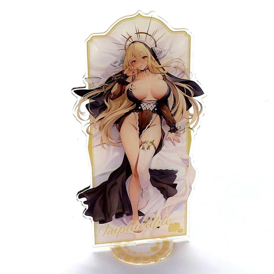 Implacable E-1 Prize BIG Acrylic Stand MAGIC Kuji Azur Lane Sweet Night Good Night Commander [USED]