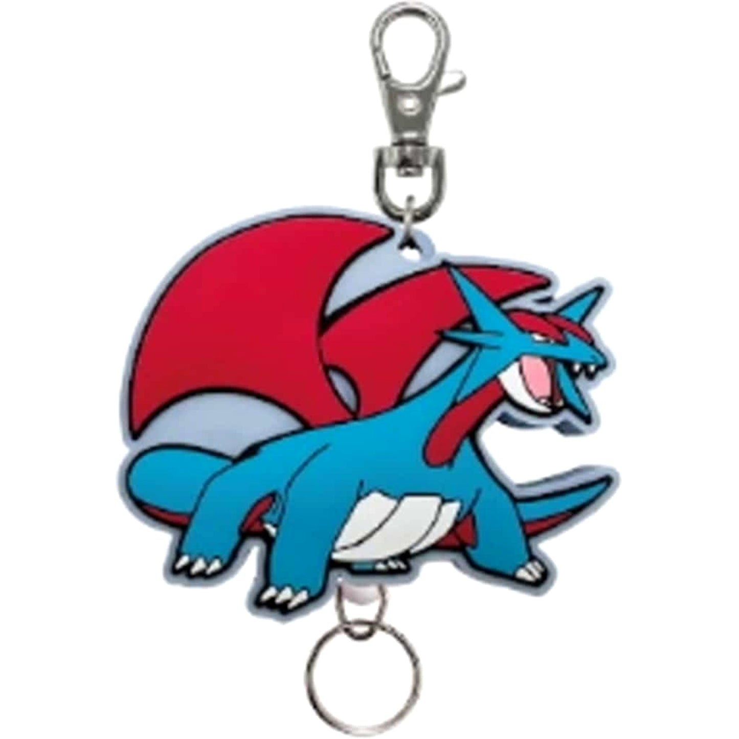 Pokemon Salamence Rubber Reel Keychain Keychains [USED]