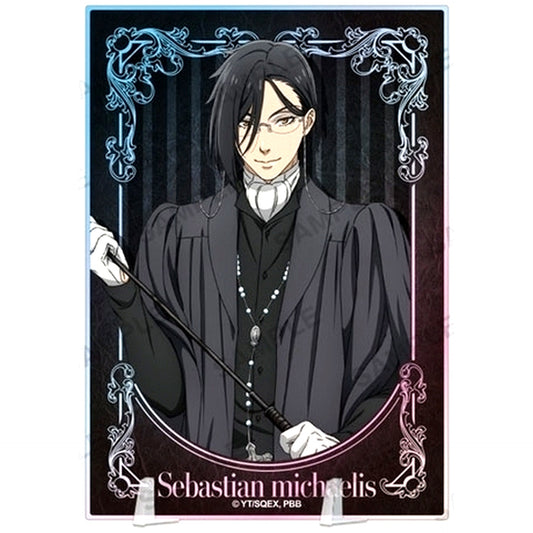 Sebastian Michaelis Plate Acrylic Stand Black Butler: Public School Arc [USED]