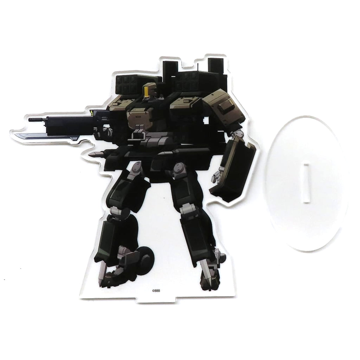 Brave Bang Bravern! Rekka eeo Kuji Guided Missile Equipped Model Acrylic Stand Prize C-3 Acrylic Stands [USED]