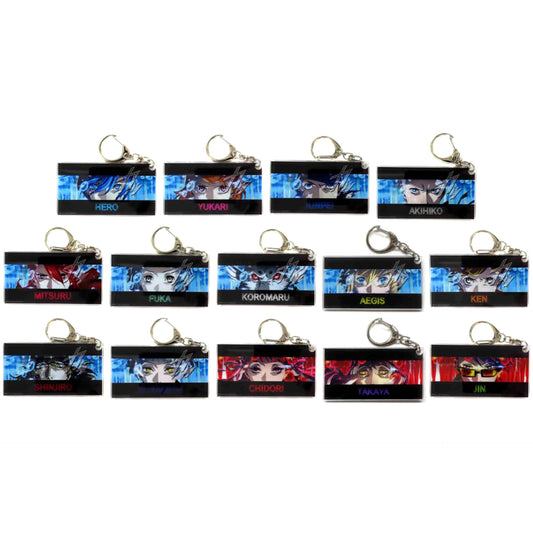 Persona 3 Reload Protagonist & Others All 14 Types Set Cut-In Style Acrylic Keychain Keychains [USED]