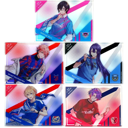 5 Set Acrylic Item Rakuten Collection 2024 J1 Virtual YouTuber Nijisanji [USED]