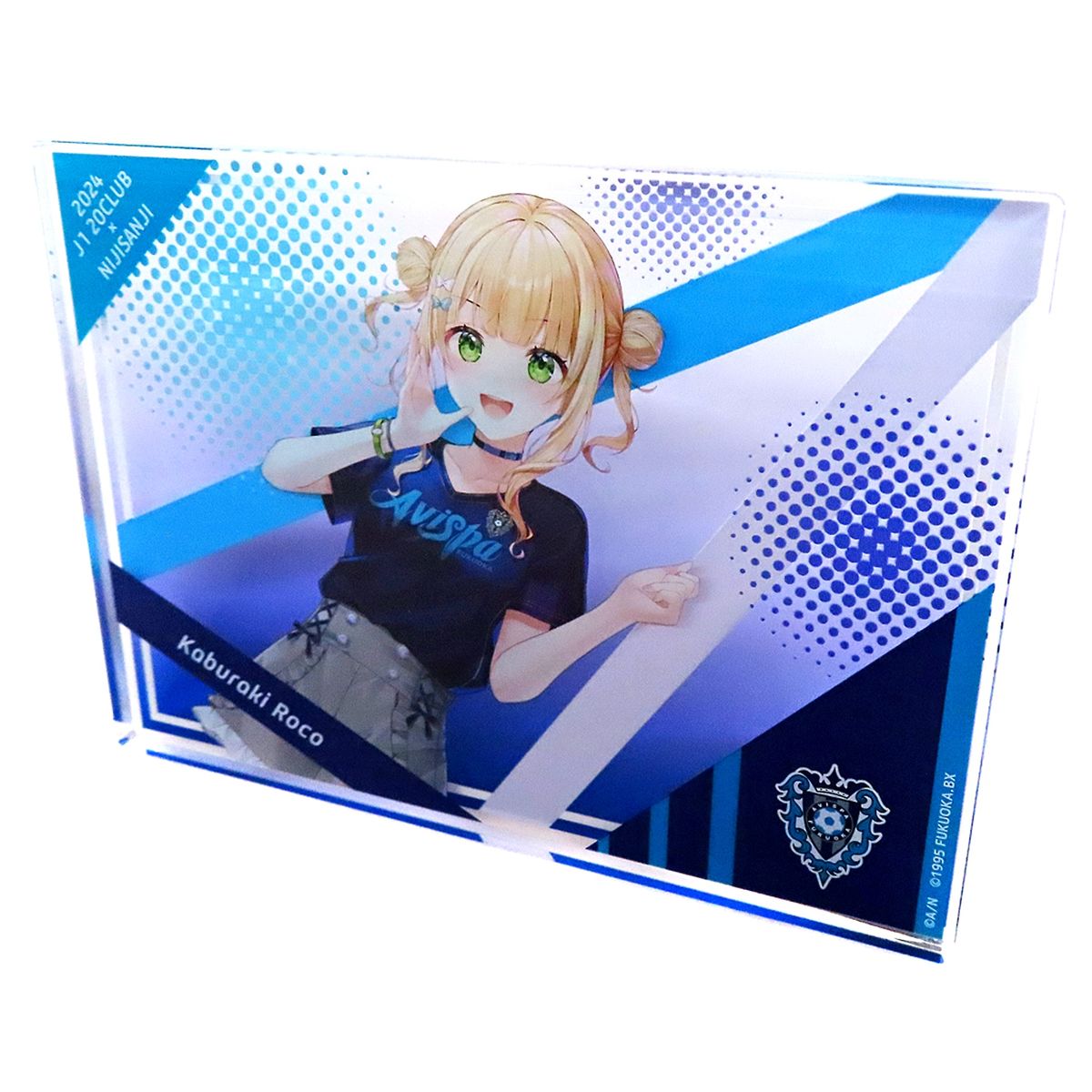 Kaburaki Roco Avispa Fukuoka Acrylic Block Rakuten Collection 2024 J1 20 Clubs x Virtual YouTuber Nijisanji Pattern C Prize A-11 [USED]
