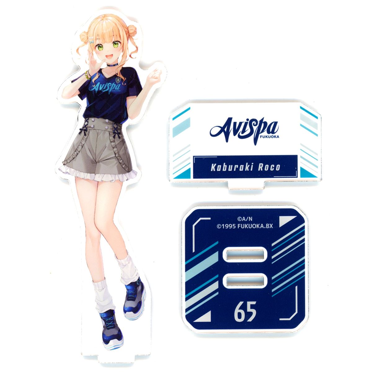 Kaburaki Roco Avispa Fukuoka Acrylic Stand Rakuten Collection 2024 J1 20 Clubs x Virtual YouTuber Nijisanji Pattern C Prize B-11 [USED]