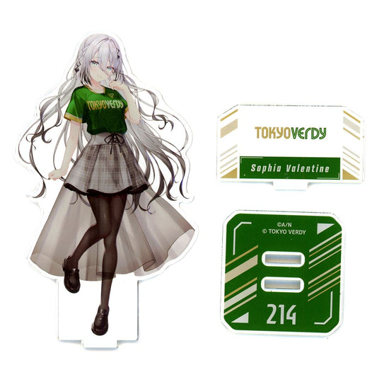 Sophia Valentine Tokyo Verdy Acrylic Stand Rakuten Collection 2024 J1 20 Clubs x Virtual YouTuber Nijisanji Pattern C Prize B-14 [USED]