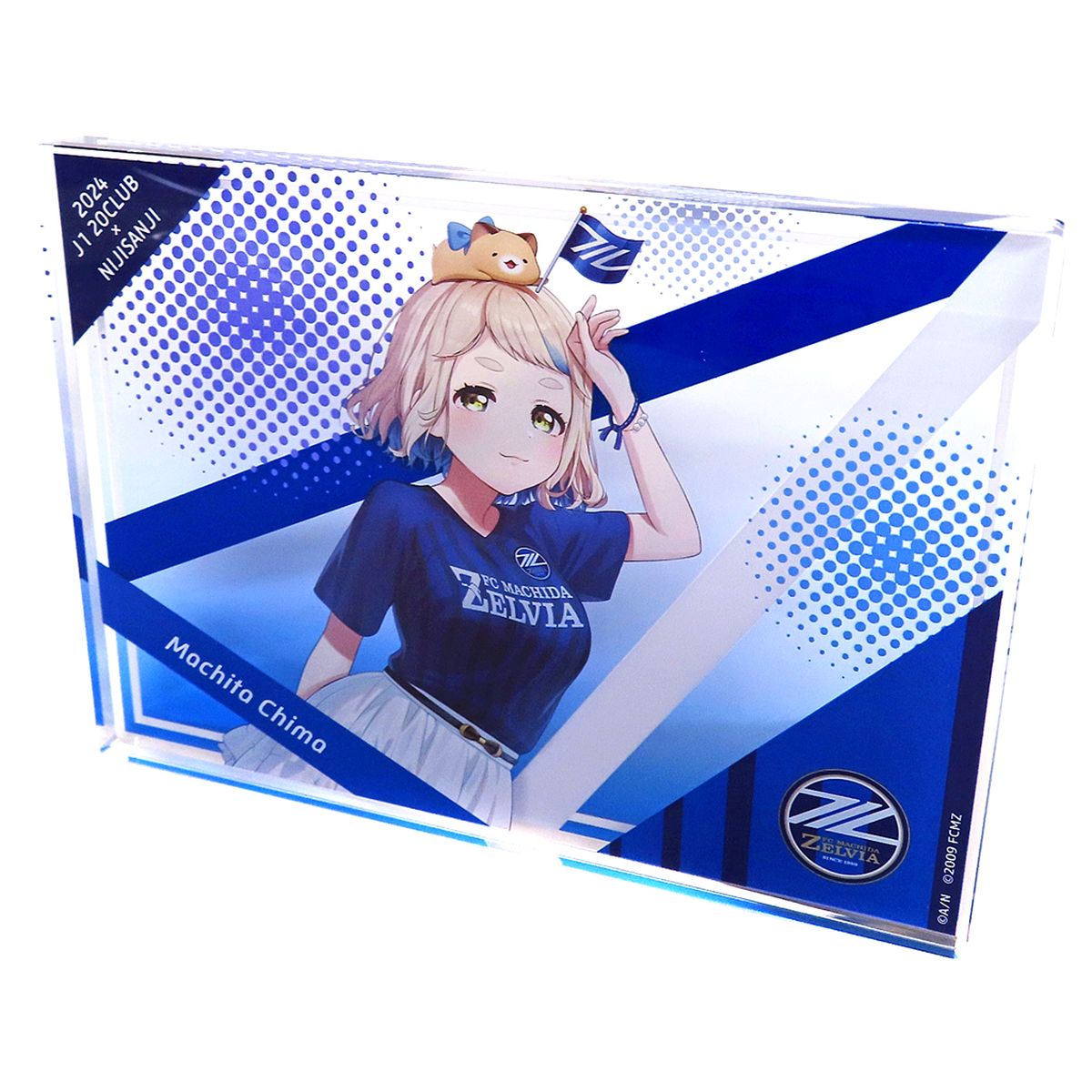 Machita Chima FC Machida Zelvia Acrylic Block Rakuten Collection 2024 J1 20 Clubs x Virtual YouTuber Nijisanji Pattern D Prize A-19 [USED]