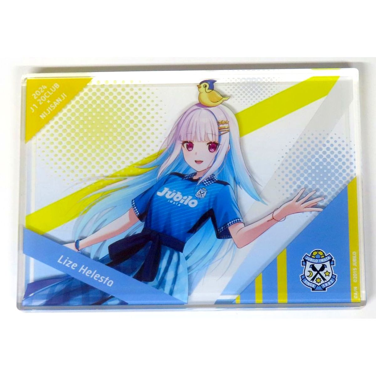 Lize Helesta Jubilo Iwata Virtual YouTuber Nijisanji Acrylic Block Rakuten Collection 2024 J1 20 Clubs Pattern D A-20 Prize [USED]