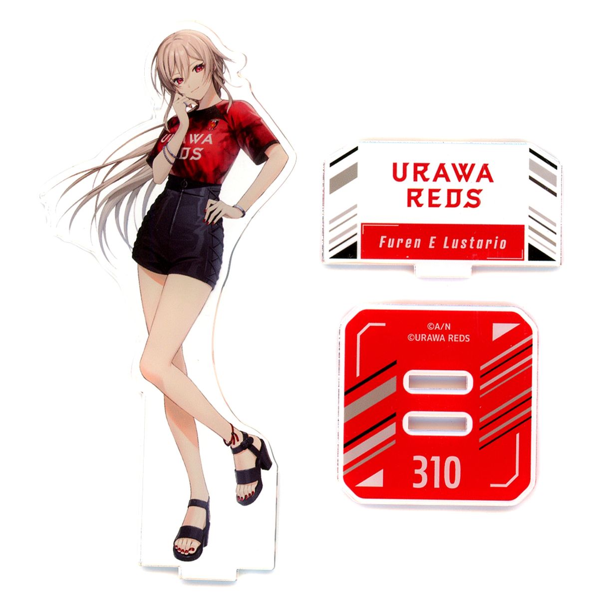 Furen E Lustario Urawa Reds Acrylic Stand Rakuten Collection 2024 J1 20 Clubs Virtual YouTuber Nijisanji D Pattern B-17 Prize [USED]