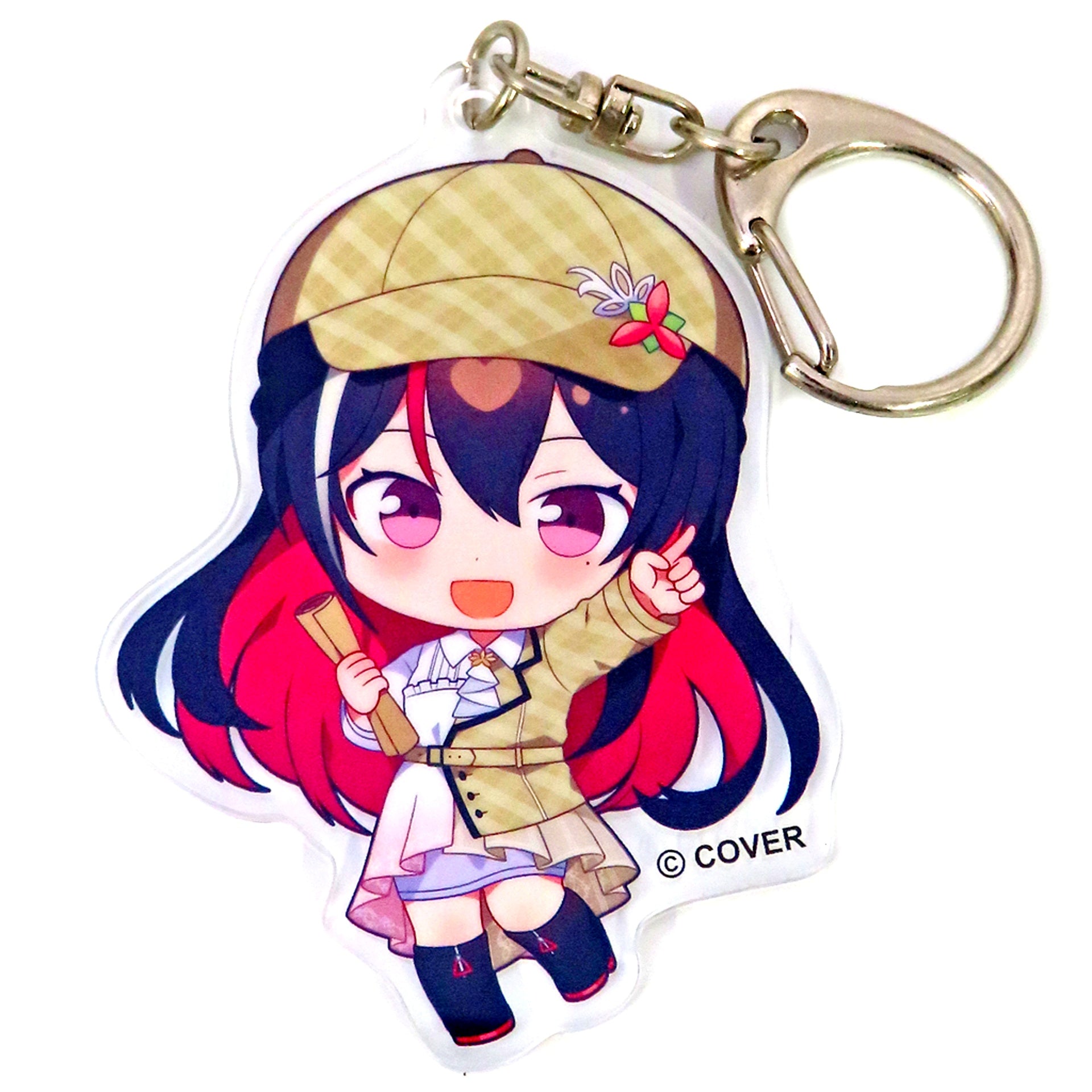 AZKi hololive Random Acrylic Keychain Detective 5th Anniversary [USED]