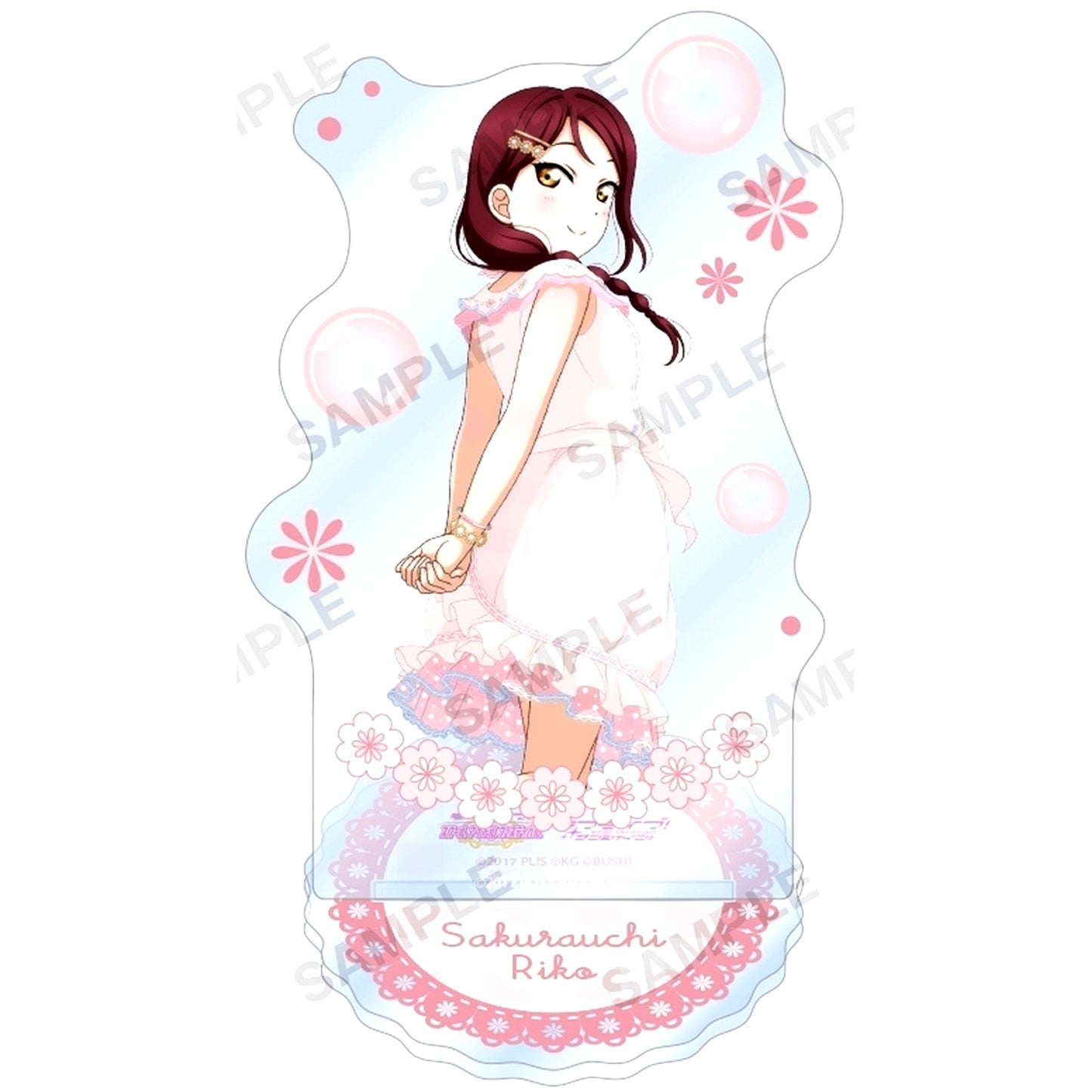Riko Sakurauchi Aqours Soap Bubble Ver. Acrylic Stand Love Live! School Idol Festival [USED]