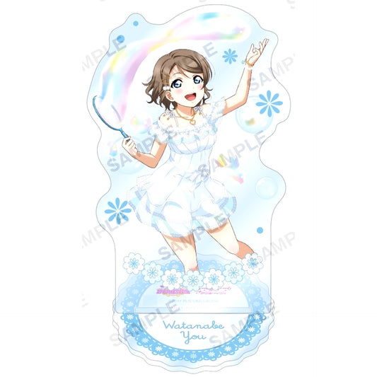 You Watanabe Aqours Bubble Ver. Acrylic Stand Love Live! School Idol Festival [USED]