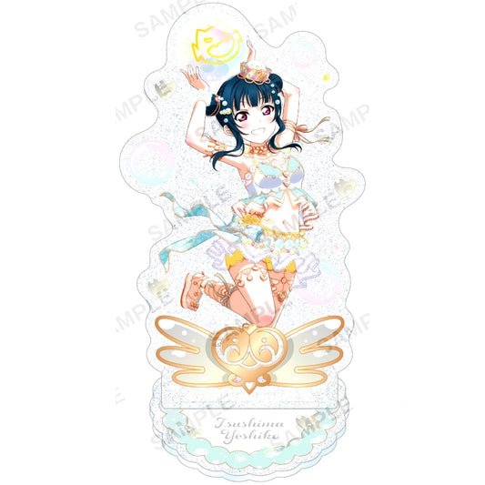 Yoshiko Tsushima Aqours Bubble Ver. Kirarin Acrylic Stand Love Live! School Idol Festival [USED]