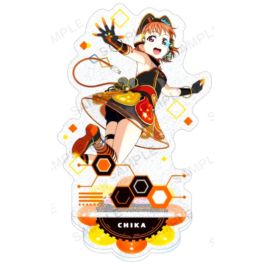 Chika Takami Aqours Time Travel Ver. Kirarin Acrylic Stand Love Live! School Idol Festival [USED]