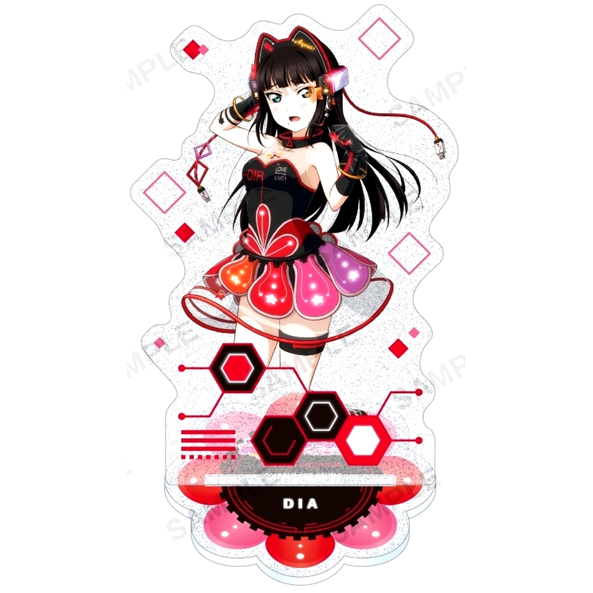 Dia Kurosawa Aqours Time Travel Ver. Kirarin Acrylic Stand Love Live! School Idol Festival [USED]