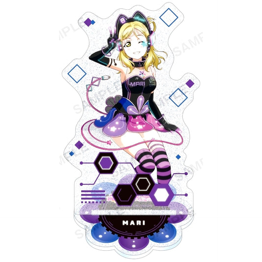 Mari Ohara Aqours Time Travel Ver. Kirarin Acrylic Stand Love Live! School Idol Festival [USED]