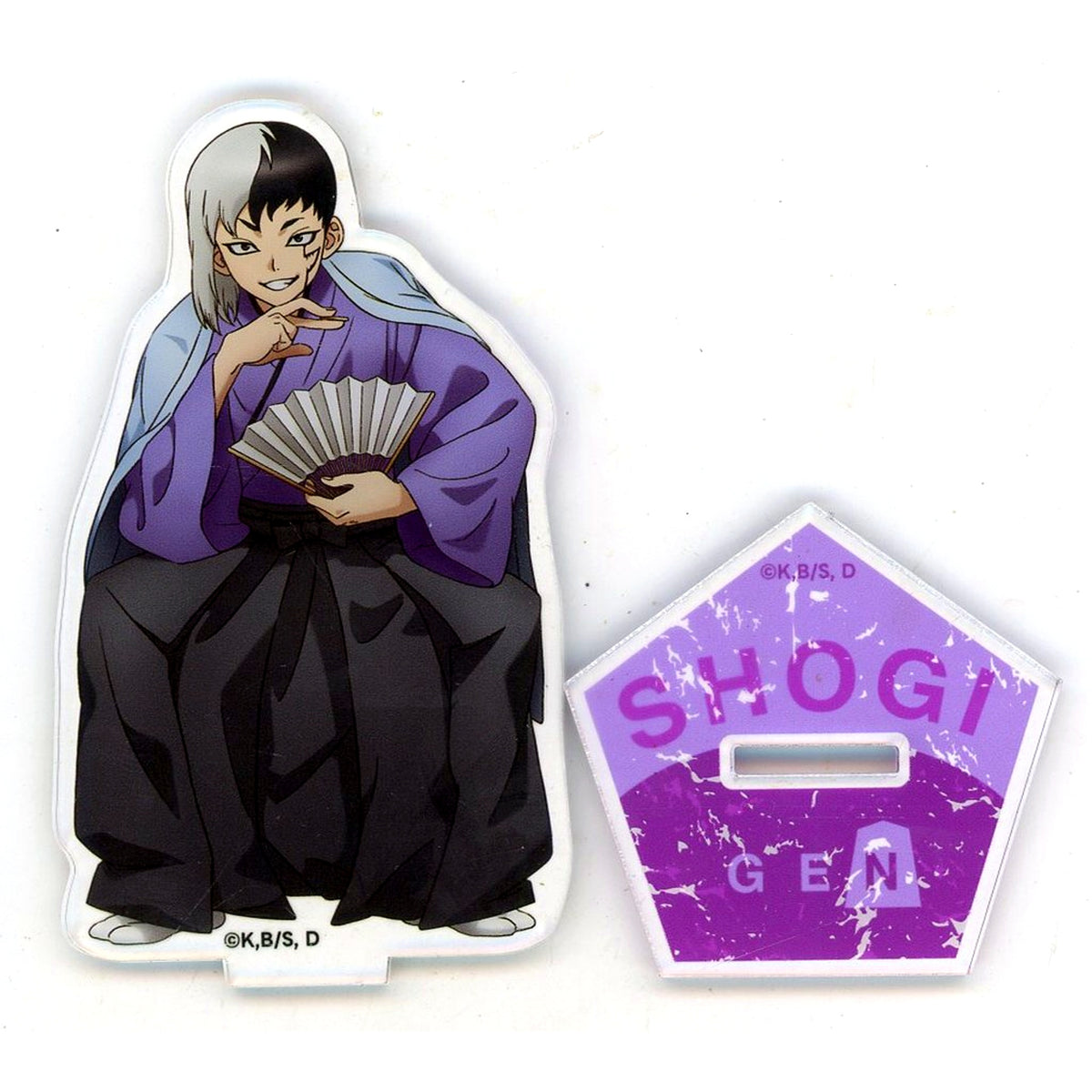 Gen Asagiri B-1-2 Prize Dr. STONE Kujibikido Online Kuji Club Activities Selectable Acrylic Stand [USED]