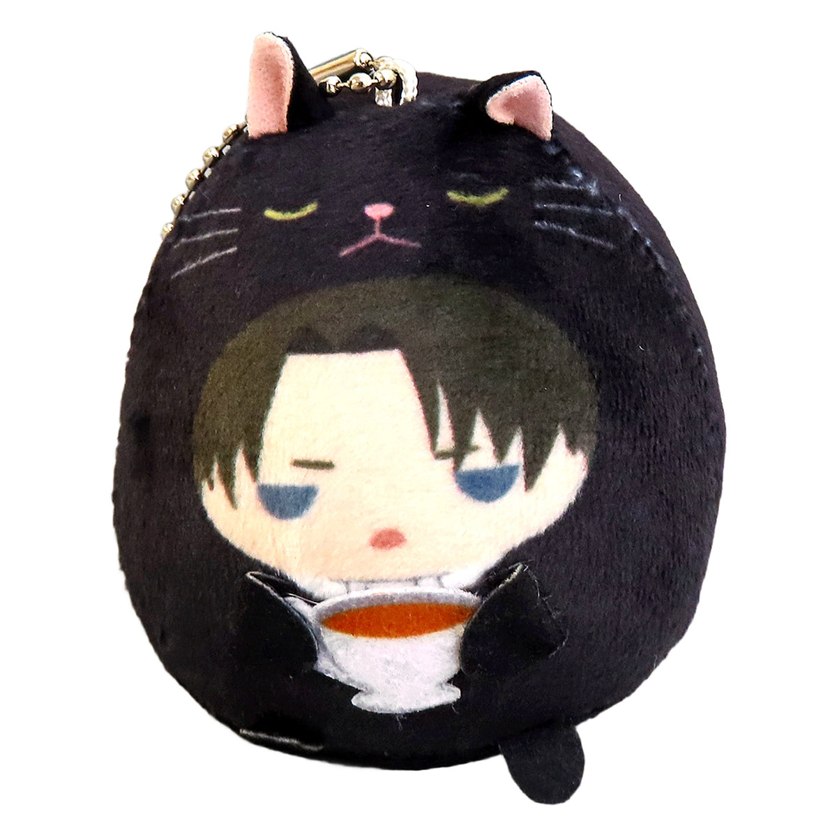 Attack on Titan Levi Ackerman with Tea Tenorins Collection animate Limited Box Purchase Privilege Keychains [USED]
