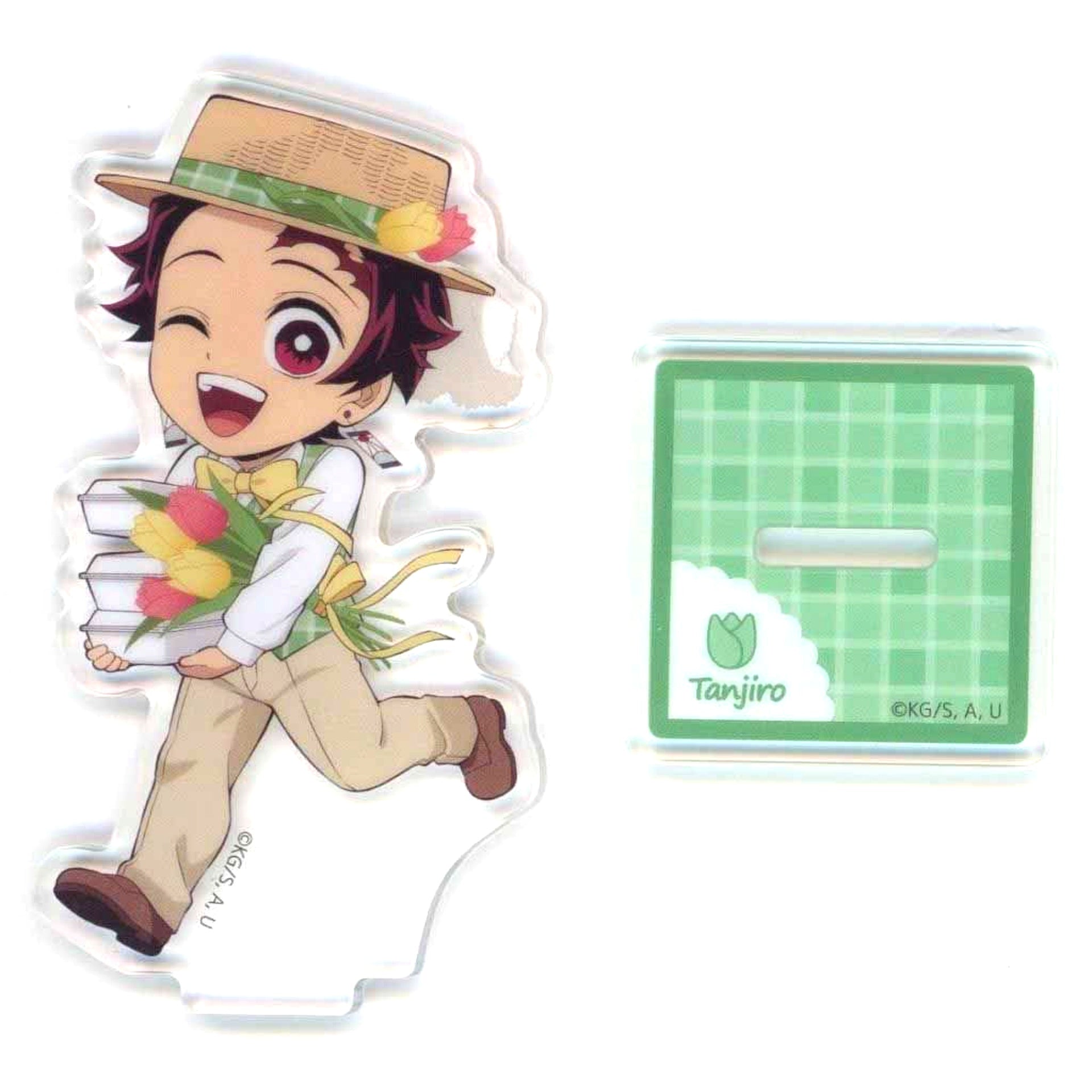 Tanjiro Kamado Demon Slayer: Kimetsu no Yaiba x ufotable Cafe / Machi Asobi Cafe Picnic Event 2024 First Half Random Acrylic Stand [USED]