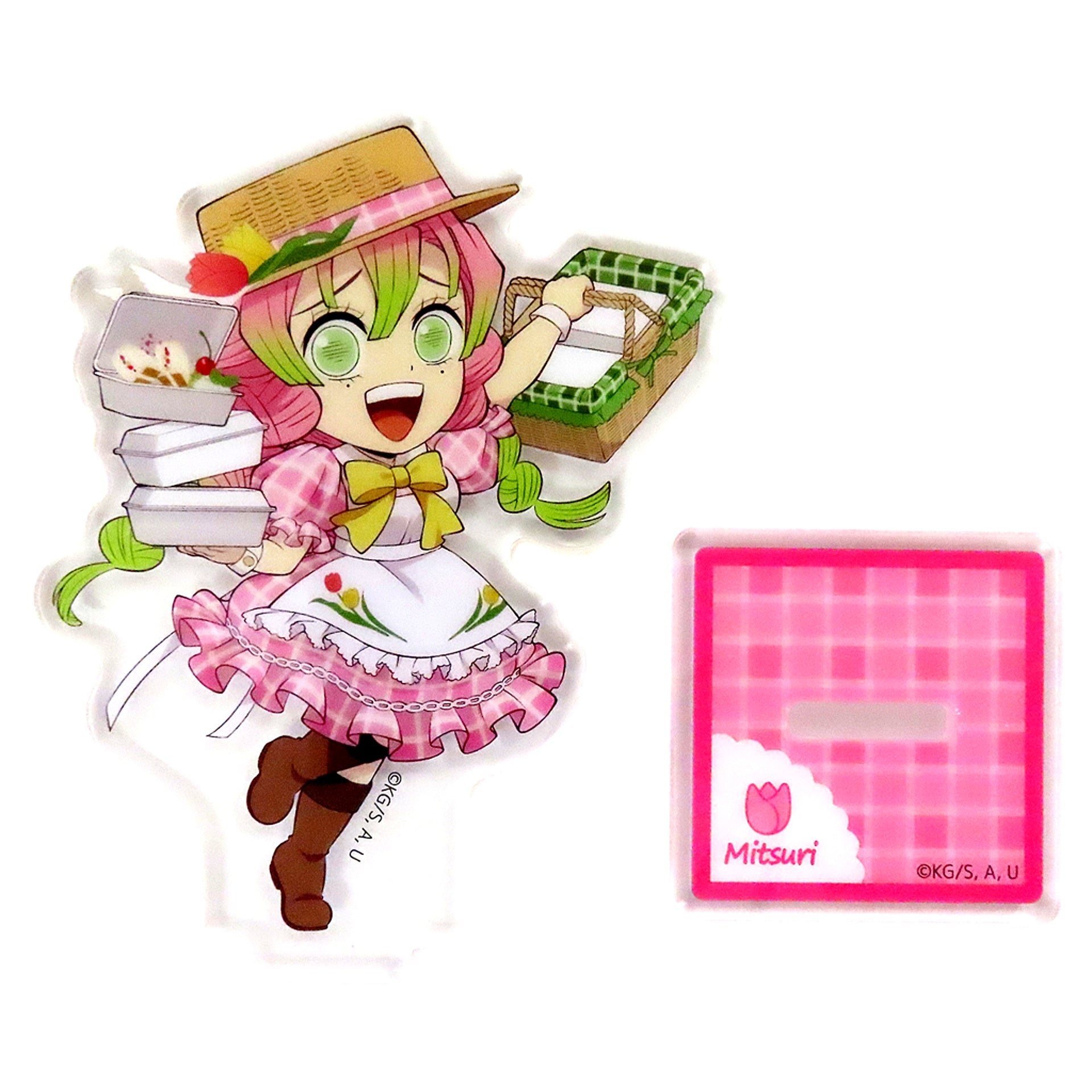 Mitsuri Kanroji Demon Slayer: Kimetsu no Yaiba x ufotable Cafe / Machi Asobi Cafe Picnic Event 2024 1st Half Random Acrylic Stand [USED]
