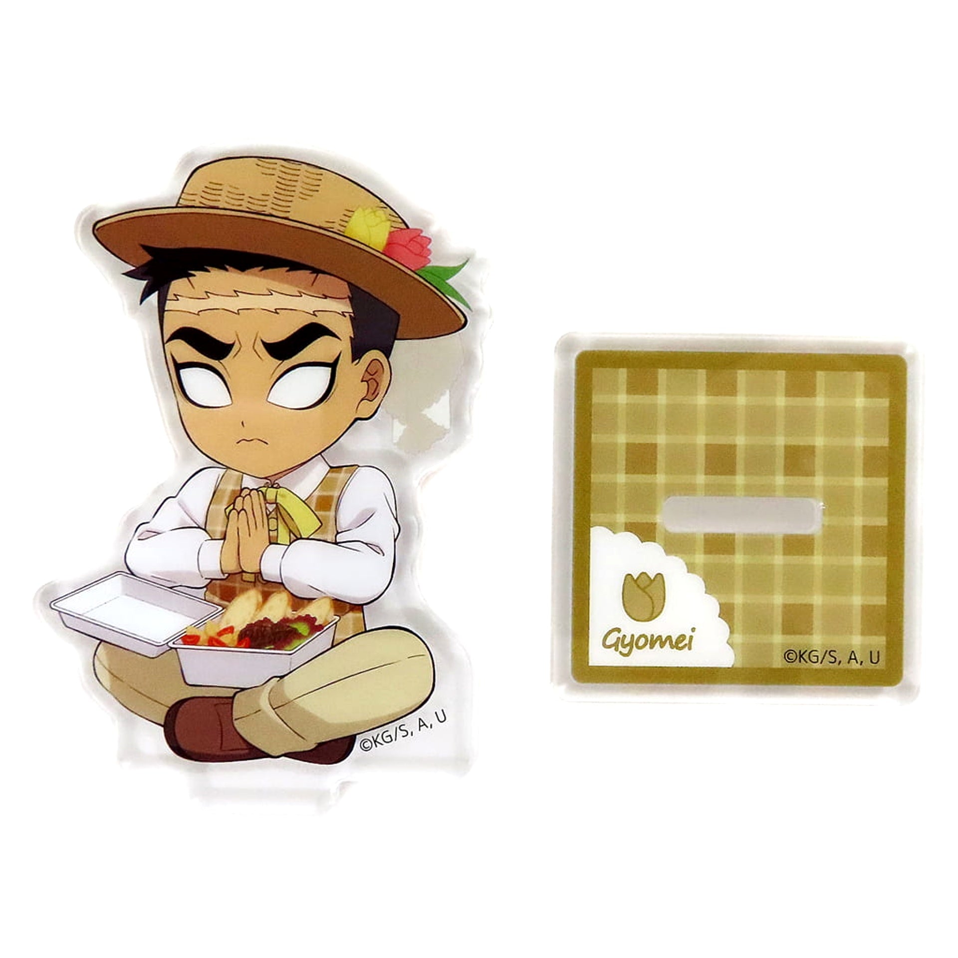 Demon Slayer: Kimetsu no Yaiba Gyomei Himejima Random Acrylic Stand ufotable Cafe Machi Asobi CAFE Picnic 2024 First Term Acrylic Stands [USED]