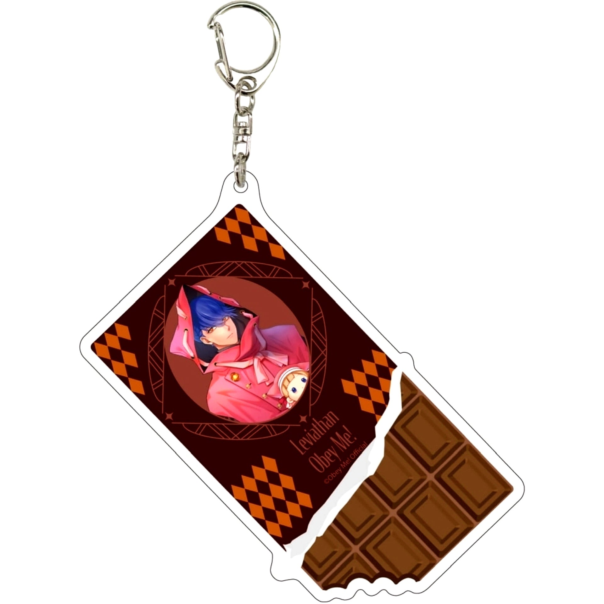 Leviathan 03. Valentine Ver. Obey Me! Illustration Big Acrylic Keychain [USED]