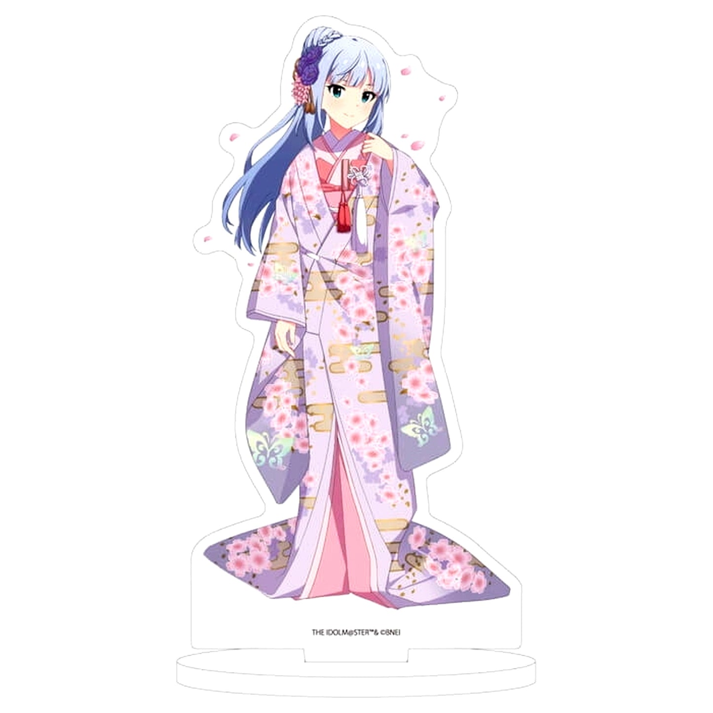 Tsumugi Shiraishi 06. Sakura Kimono Ver. Idolmaster Million Live! Illustration Acrylic Stand [USED]