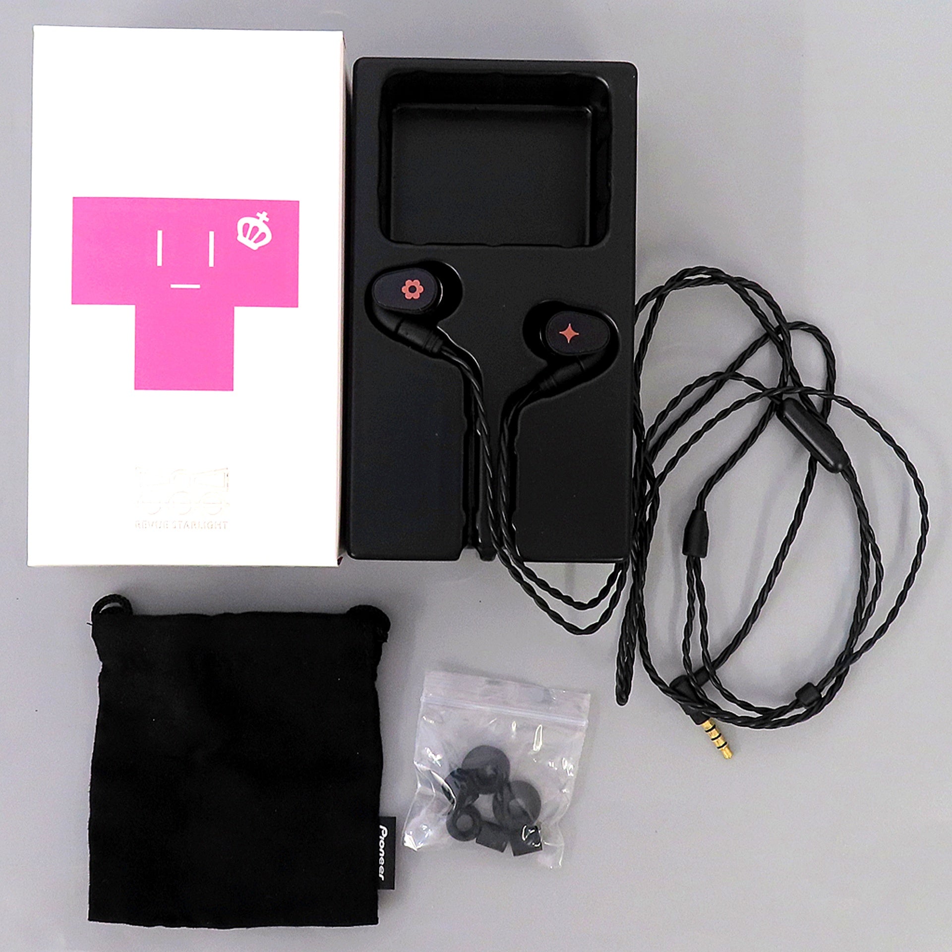 Motif Pattern High-Resolution Earphones - SE-CH9T Revue Starlight The Movie x ONKYO [USED]