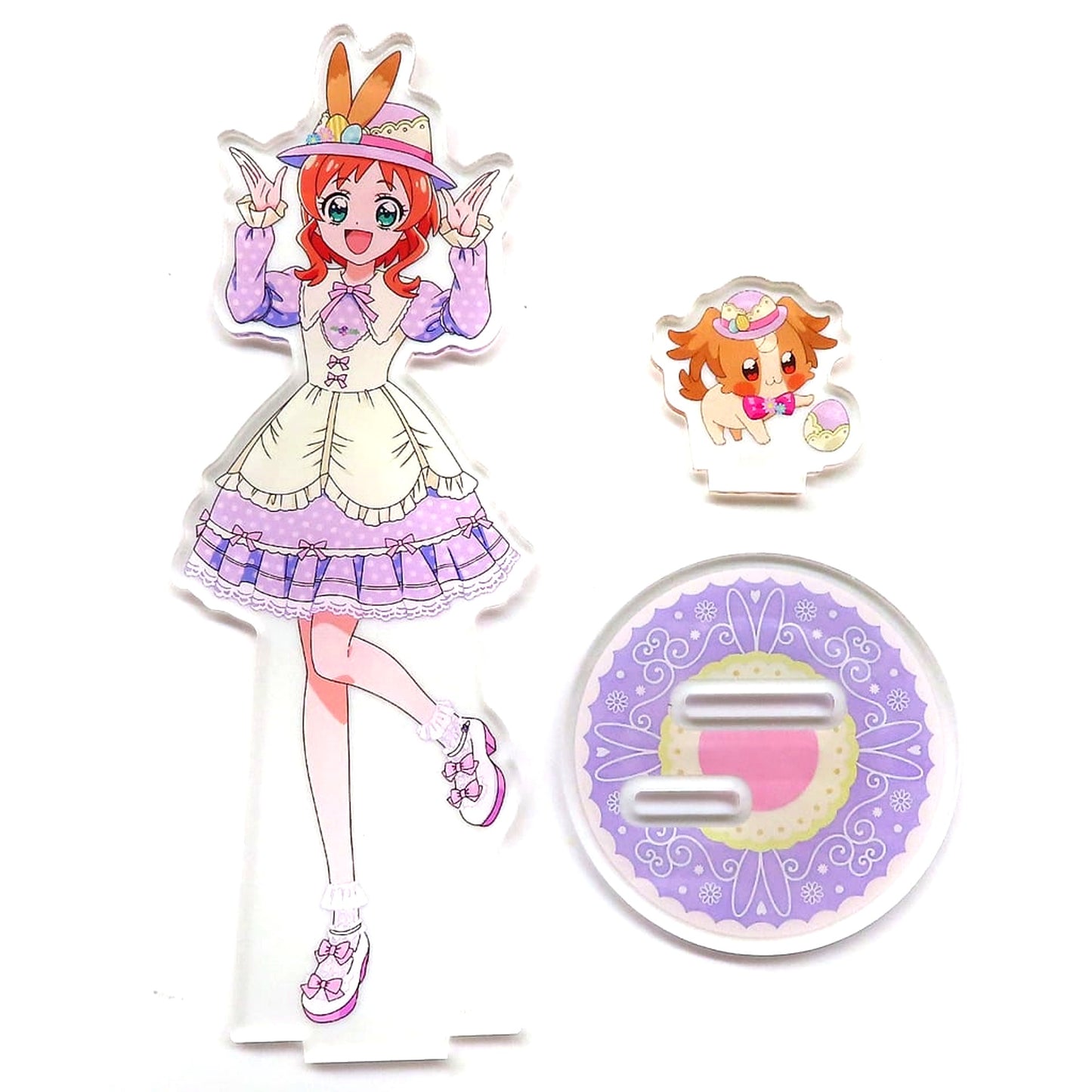 Komugi Inukai and Iroha Inukai Wonderful Precure Wonderful Easter Acrylic Stand [USED]