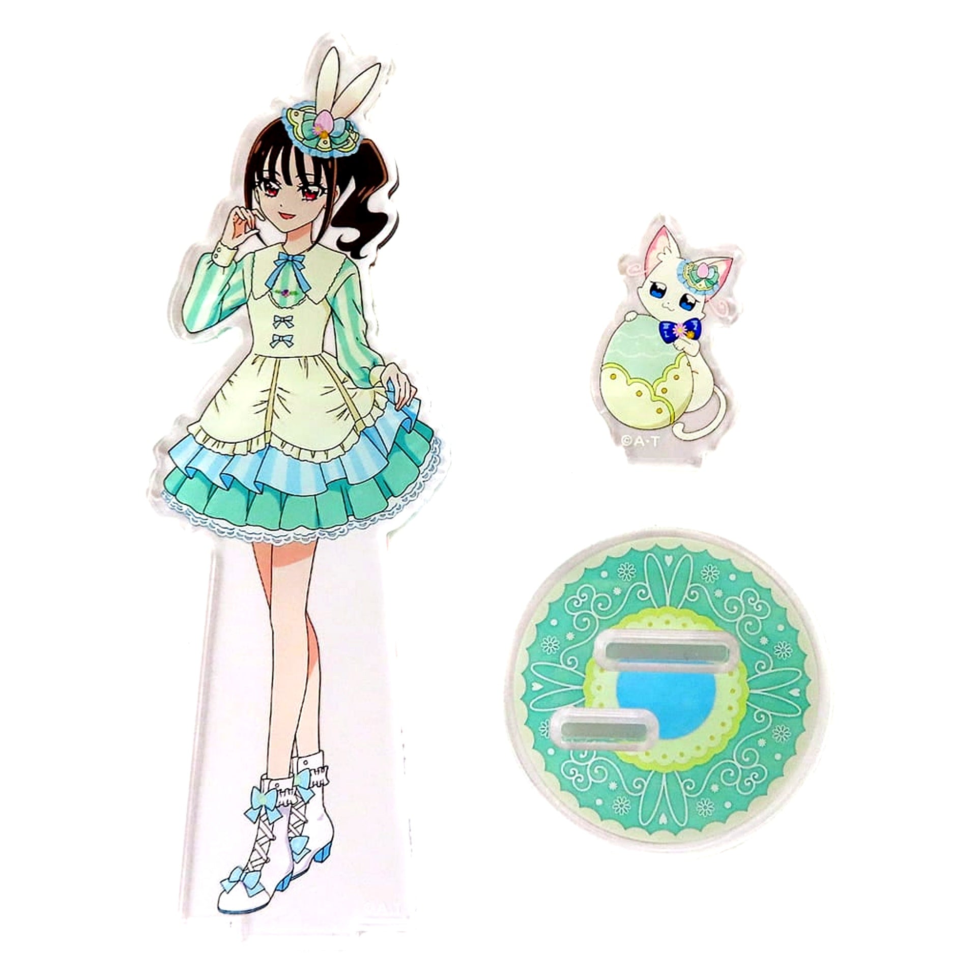 Yuki Nekoyashiki and Mayu Nekoyashiki Wonderful Precure Wonderful Easter Acrylic Stand [USED]