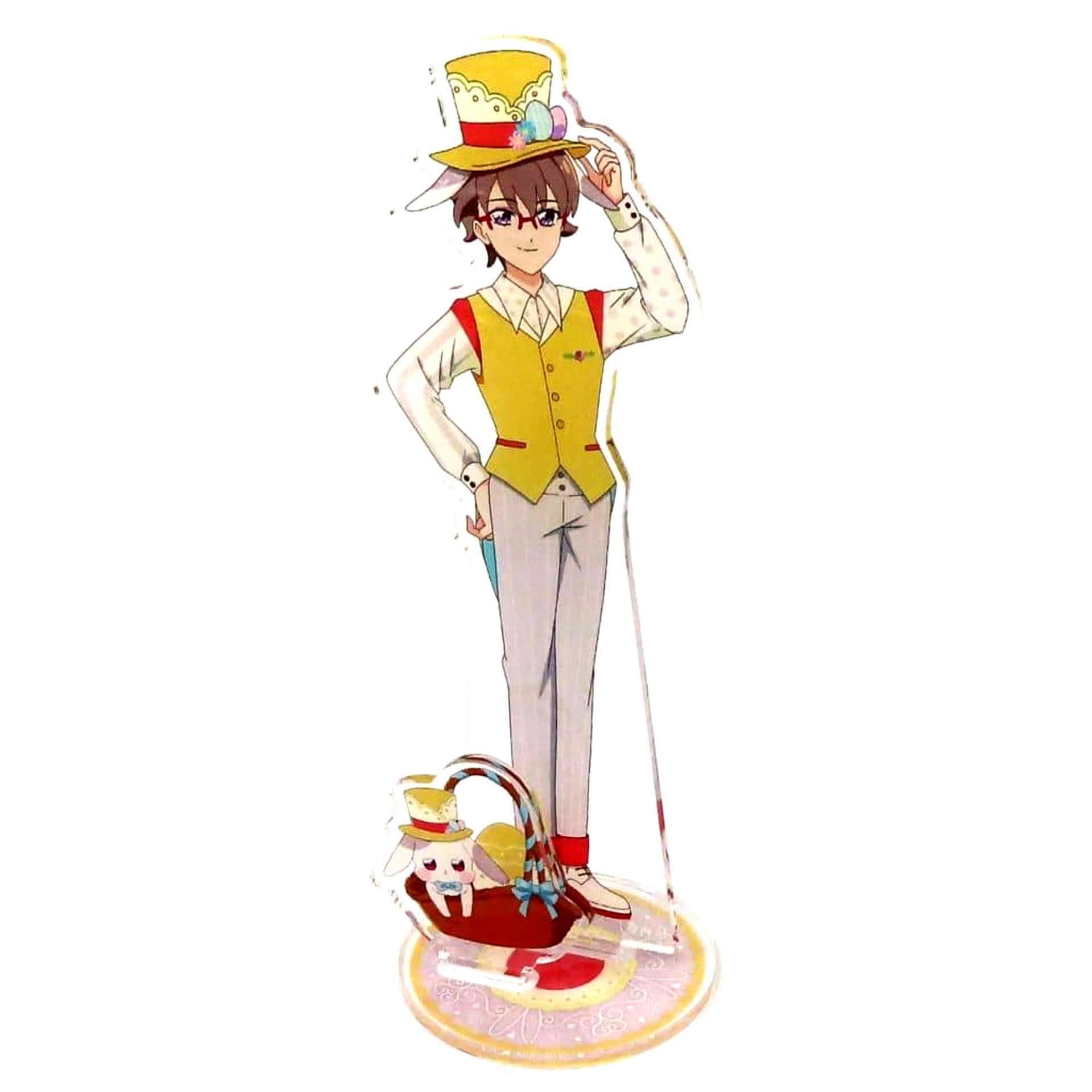 Daifuku Toyama and Satoru Toyama Wonderful Precure Wonderful Easter Acrylic Stand [USED]