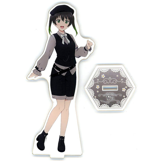 Yu Takasaki Love Live! Nijigasaki High School Idol Club Frill Dress Big Acrylic Stand GiGO Collab Cafe [USED]