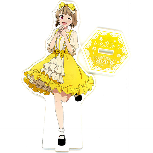 Kasumi Nakasu Love Live! Nijigasaki High School Idol Club Big Acrylic Stand Nijigasaki Frill Dress GiGO Collabo Cafe [USED]