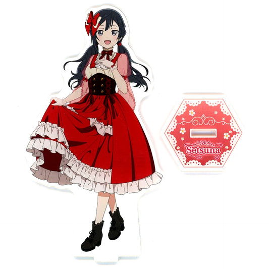 Setsuna Yuki Big Acrylic Stand Nijigasaki Frill Dress GiGO Collaboration Cafe Love Live! Nijigasaki High School Idol Club [USED]