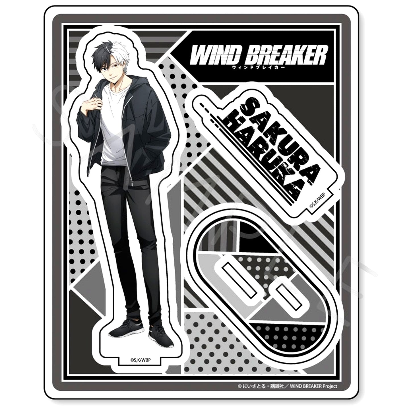 Haruka Sakura A. Wind Breaker Acrylic Stand [USED]