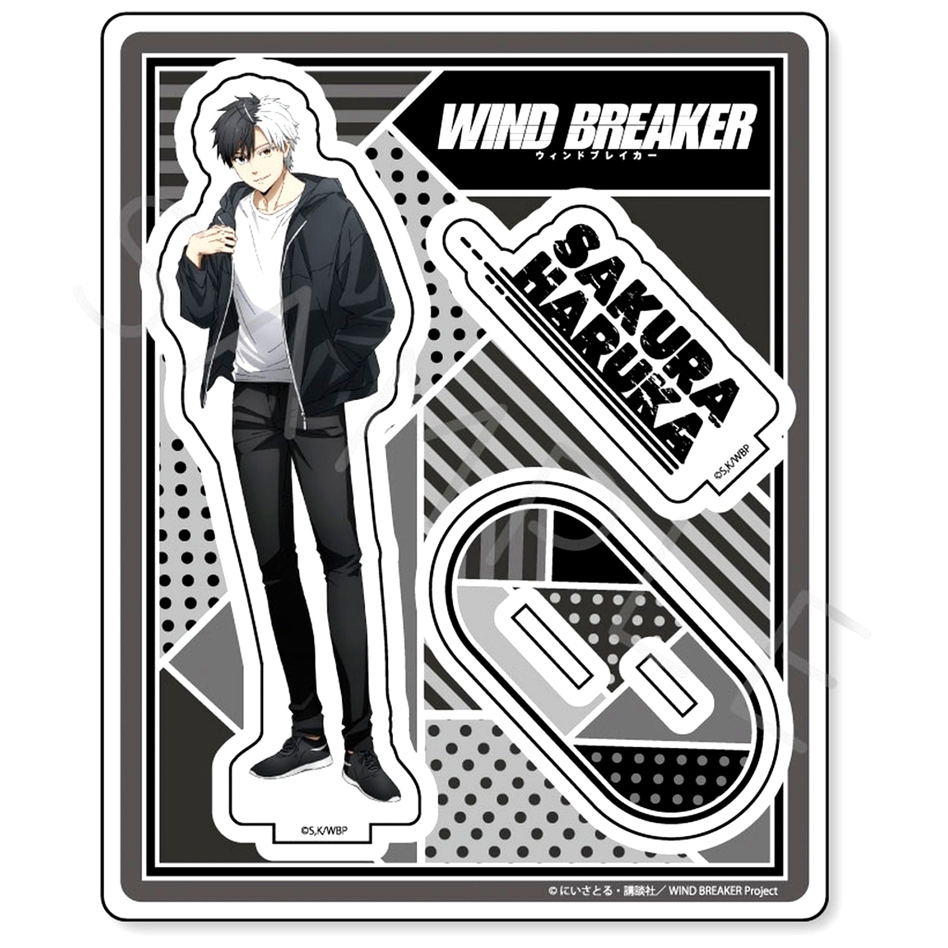Haruka Sakura A. Wind Breaker Acrylic Stand [USED]