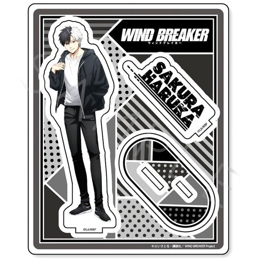 Haruka Sakura A. Wind Breaker Acrylic Stand [USED]