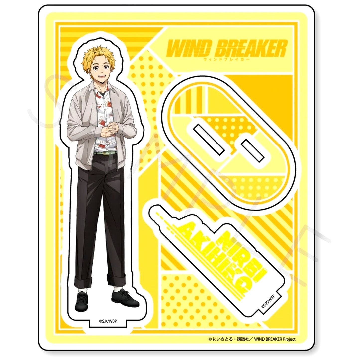 Akihiko Nirei D. WIND BREAKER Acrylic Stand [USED]