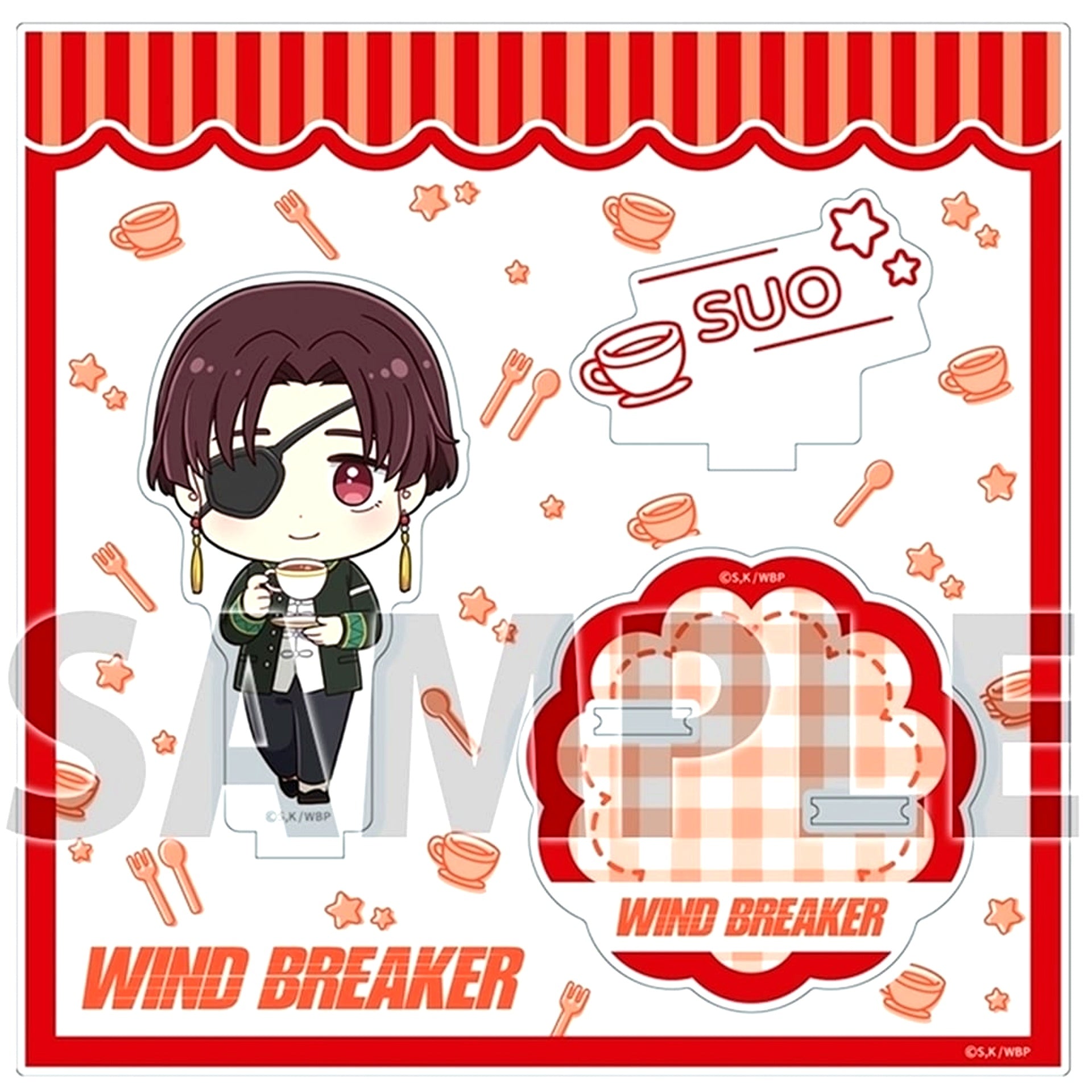 Hayato Suo Munching Ver. WIND BREAKER Acrylic Stand [USED]