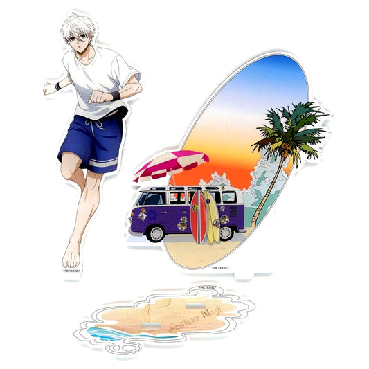 Seishiro Nagi Blue Lock x Bunbougu Cafe Seaside Motif Diorama Acrylic Stand [USED]